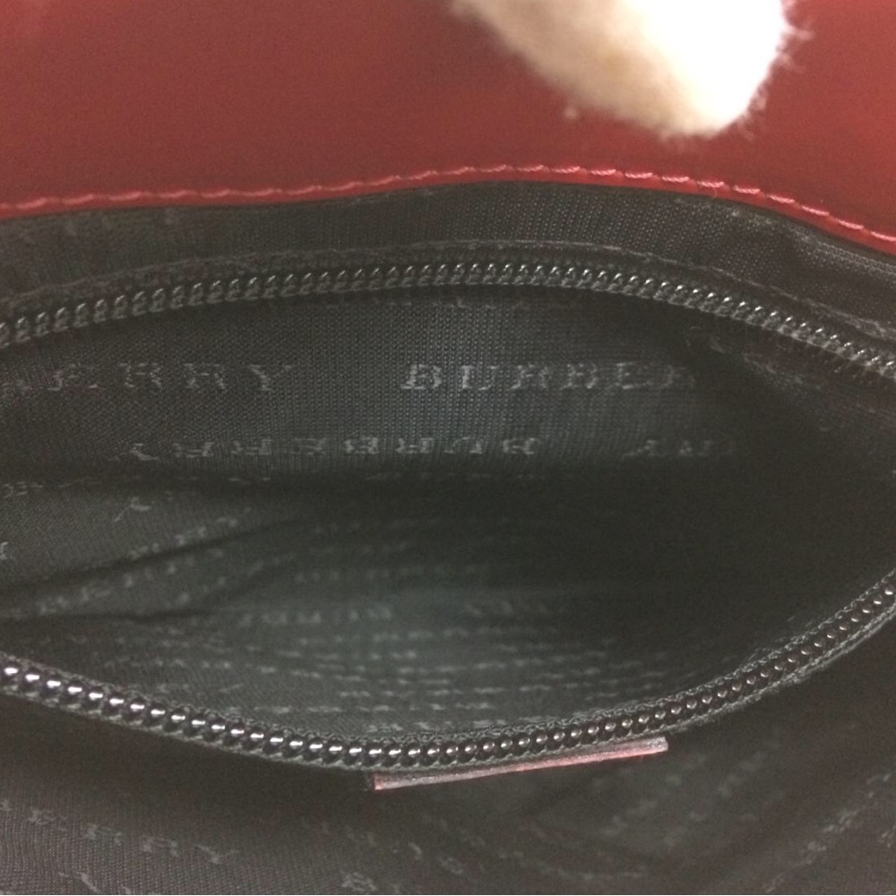 Burberry Red and Tan Checkered Women's Bag - Picture 7 of 16